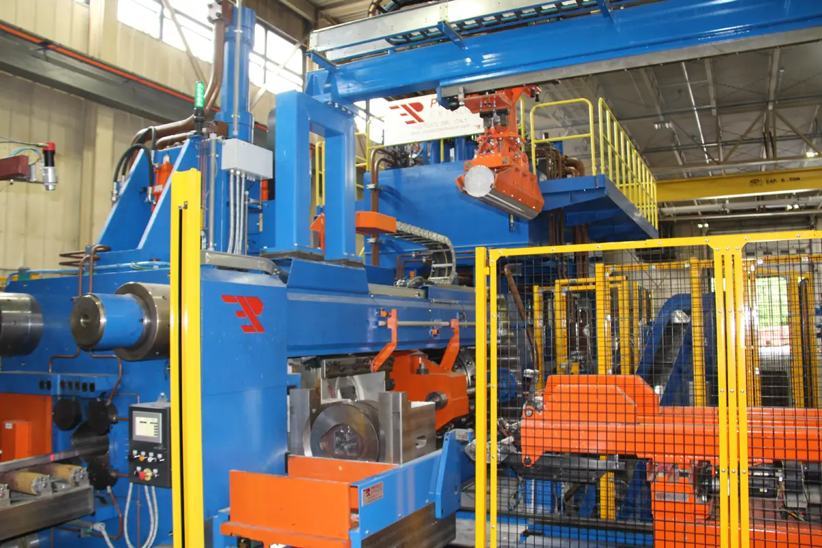 New automated extrusion press line